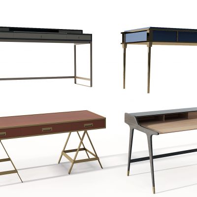 现代书桌椅写字台
