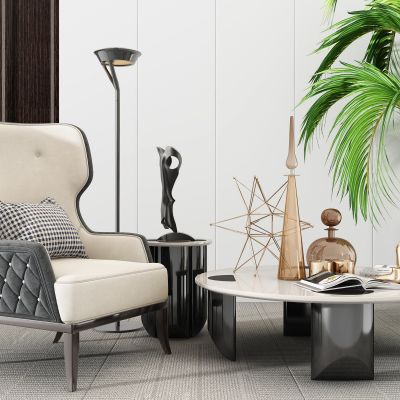 现代单人沙组合