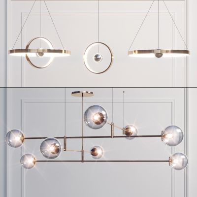 现代球形小吊灯