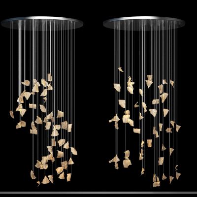 新中式轻奢环形水晶吊灯