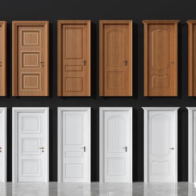 欧式实木门组合