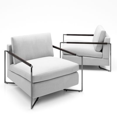 现代单人办公沙发