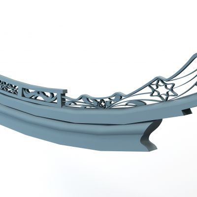 中式雕花屋檐翘角