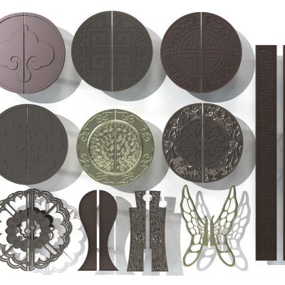 新中式五金件门拉手