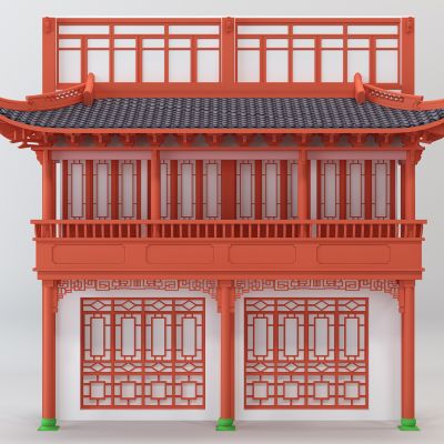 中式古建筑门头