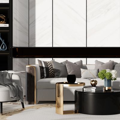 新中式沙发3D模型