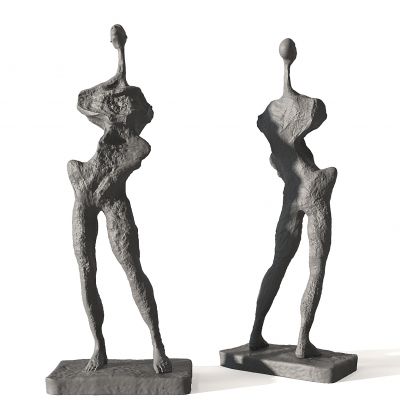 现代抽象人物雕塑摆件
