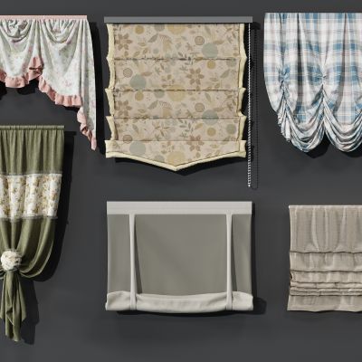 欧式窗帘组合