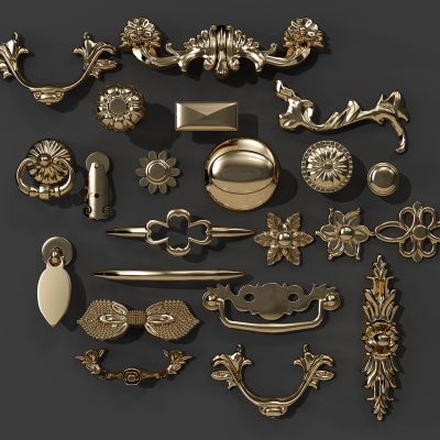 欧式门拉手五金件