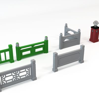 中式古建栏杆护栏