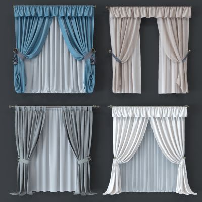 欧式窗帘组合