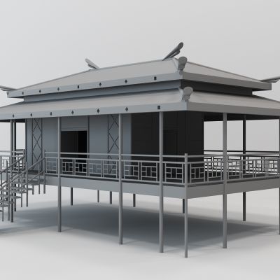 现代古建木屋子