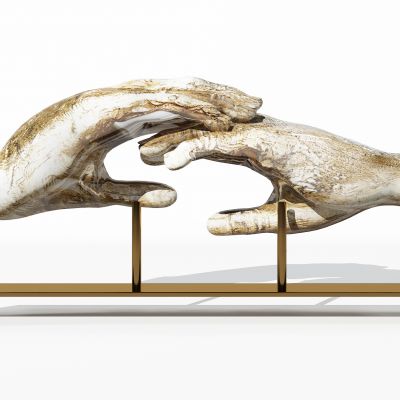 新中式手手臂雕塑摆件