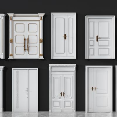 欧式木门入户门