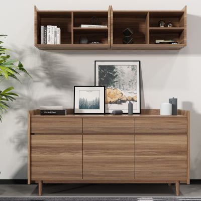 北欧实木餐边柜电视柜