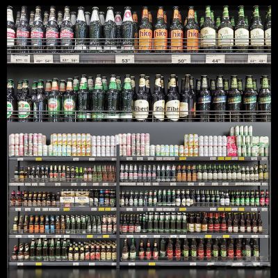 现代超市搁物架酒饮料