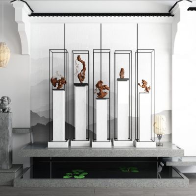 新中式园艺小品