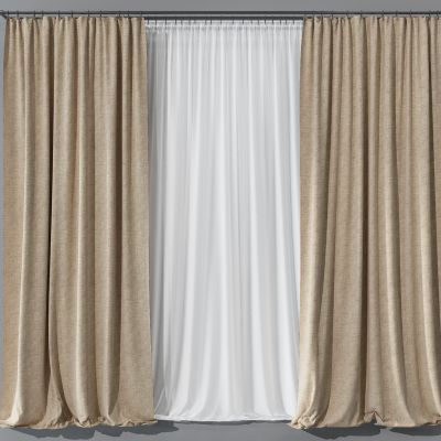 现代布艺窗帘