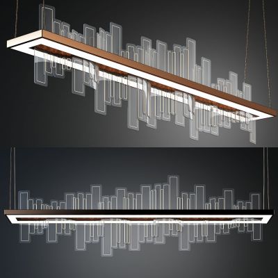 新中式玻璃吊灯