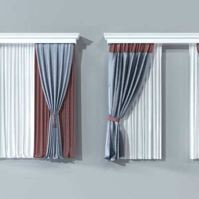 欧式窗帘组合