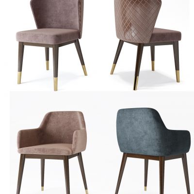 现代轻奢餐椅子组合