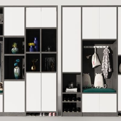 现代换鞋柜衣橱衣柜