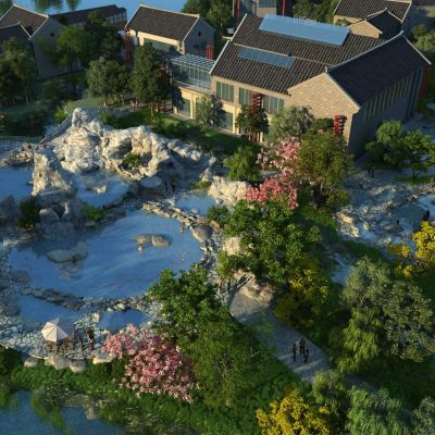 中式古建建筑群