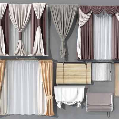 现代窗帘组合