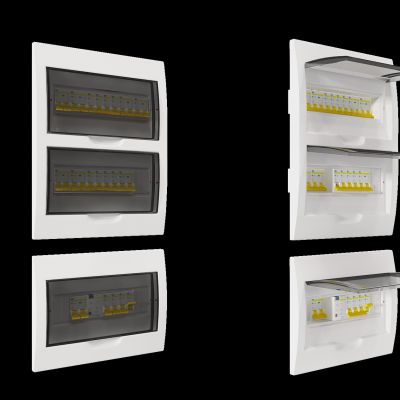 现代电源开关面板