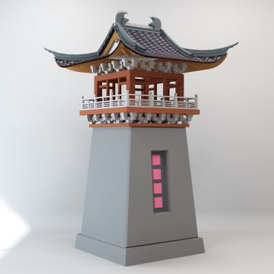 中式古建筑塔楼