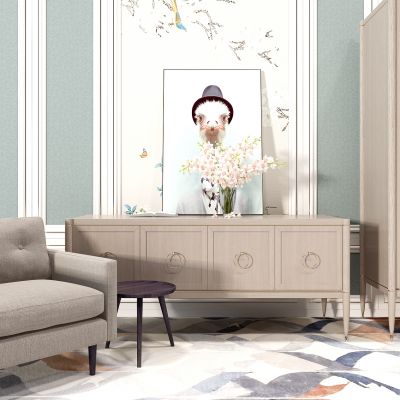 北欧电视柜衣柜单人沙发组合