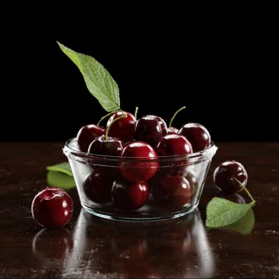 现代樱桃车厘子果盘