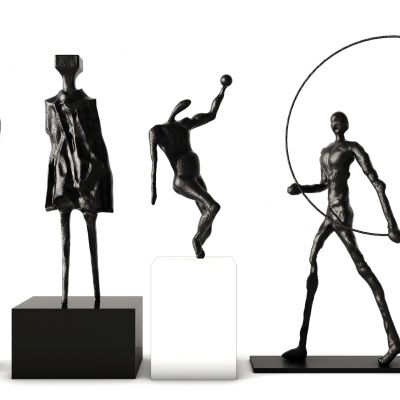 现代抽象人物雕塑摆件