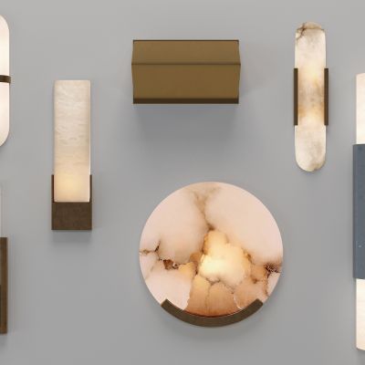 新中式云石壁灯