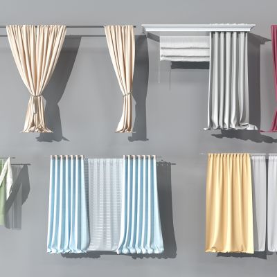 欧式窗帘组合