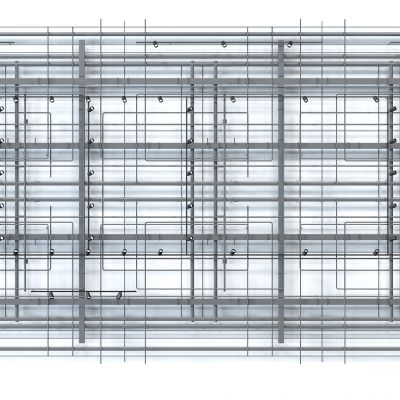 现代空调管道轨射灯