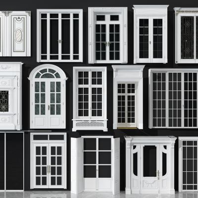 欧式木门推拉门