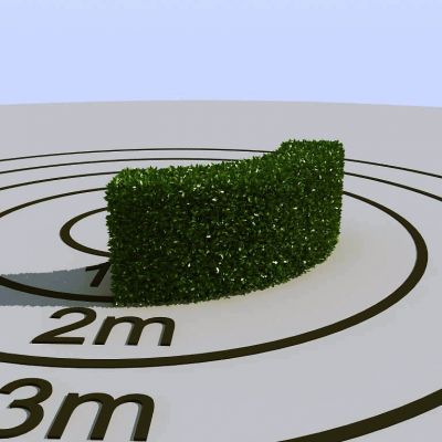 现代景观植物绿植墙植物墙树墙黄杨灌木