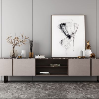 现代轻奢电视柜