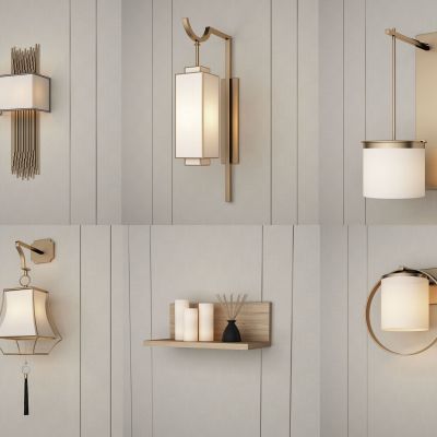 现代壁灯组合