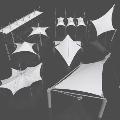 现代异形膜结构