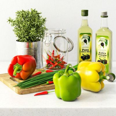 现代蔬菜厨房用品摆件