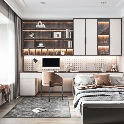 现代榻榻米卧室
