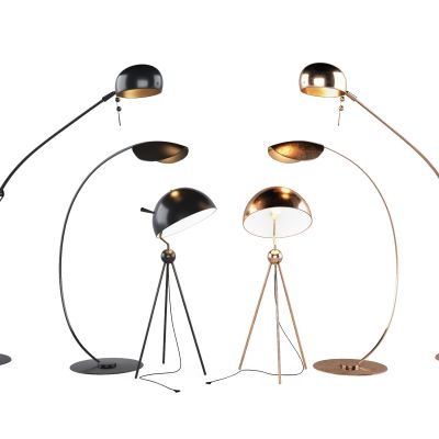 现代落地灯组合