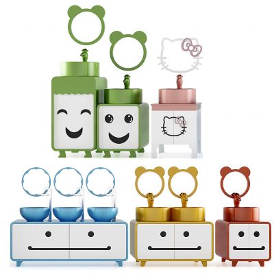 现代儿童卡通洗手台