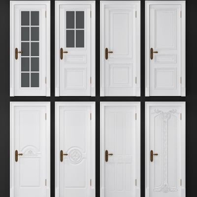 欧式单开门木门组合