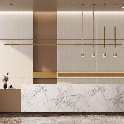 现代前台服务台