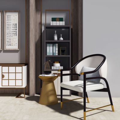 新中式休闲椅子