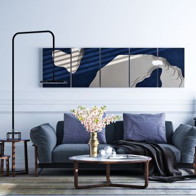 新中式木沙发茶几