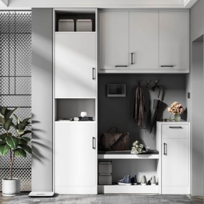 现代玄关换鞋柜衣橱